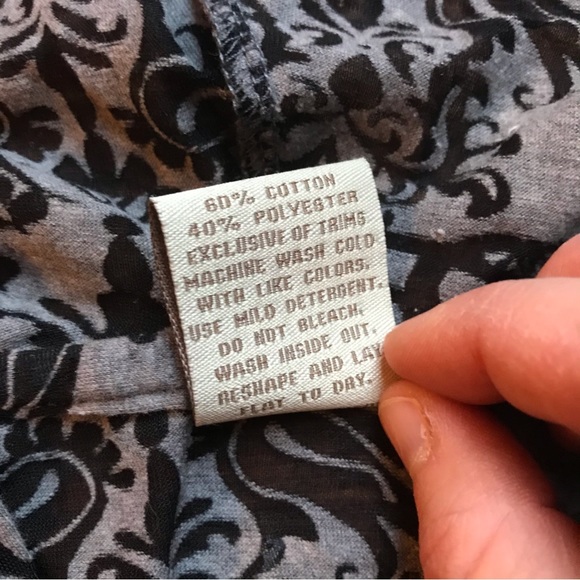 Marika The Balance Collection Grey Black Hooded Swim Cover Up Dress, EUC, S - Picture 10 of 11